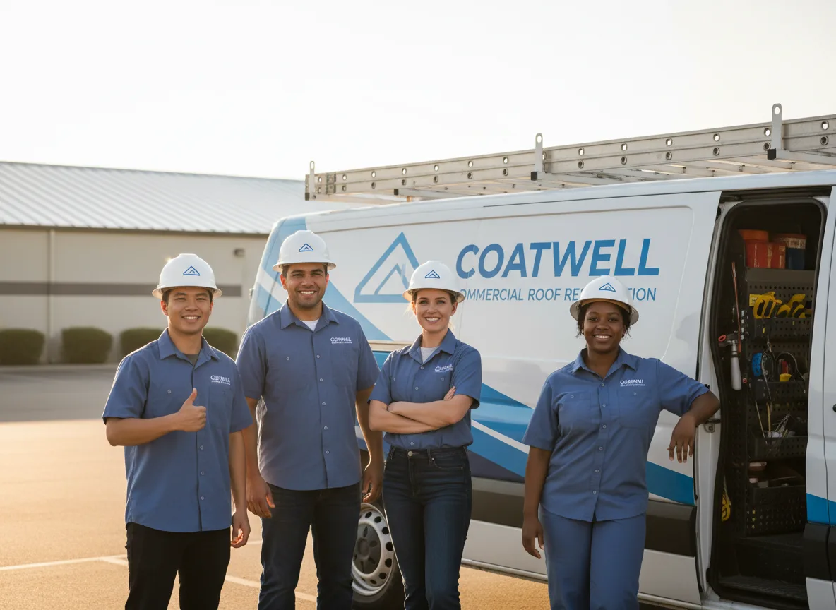 Commercial roof coating company in Jamesport, NY
